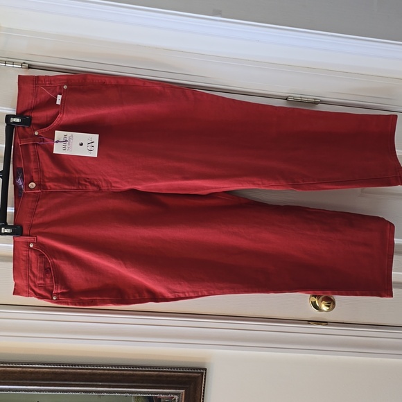 GLORIA VANDERBILT WOMEN'S PLUS "AUTUMN BLAZE" PANTS JEANS AMANDA SIZE 22W SHORT - Picture 3 of 16